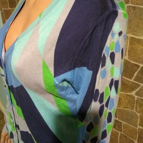 RED Button Up Sweater - Picture 4 of 5